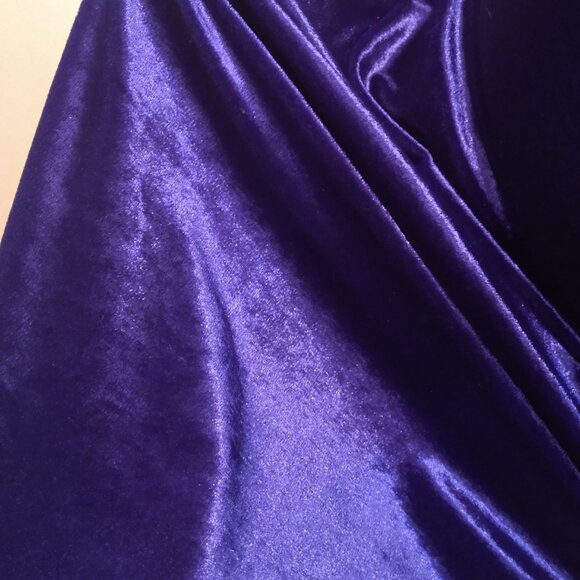 New look deep purple velvet dress - Picture 5 of 5